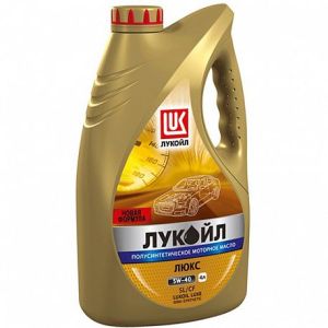 Масло Лукойл Люкс Api SL/CF 5W40 п/синт.4л