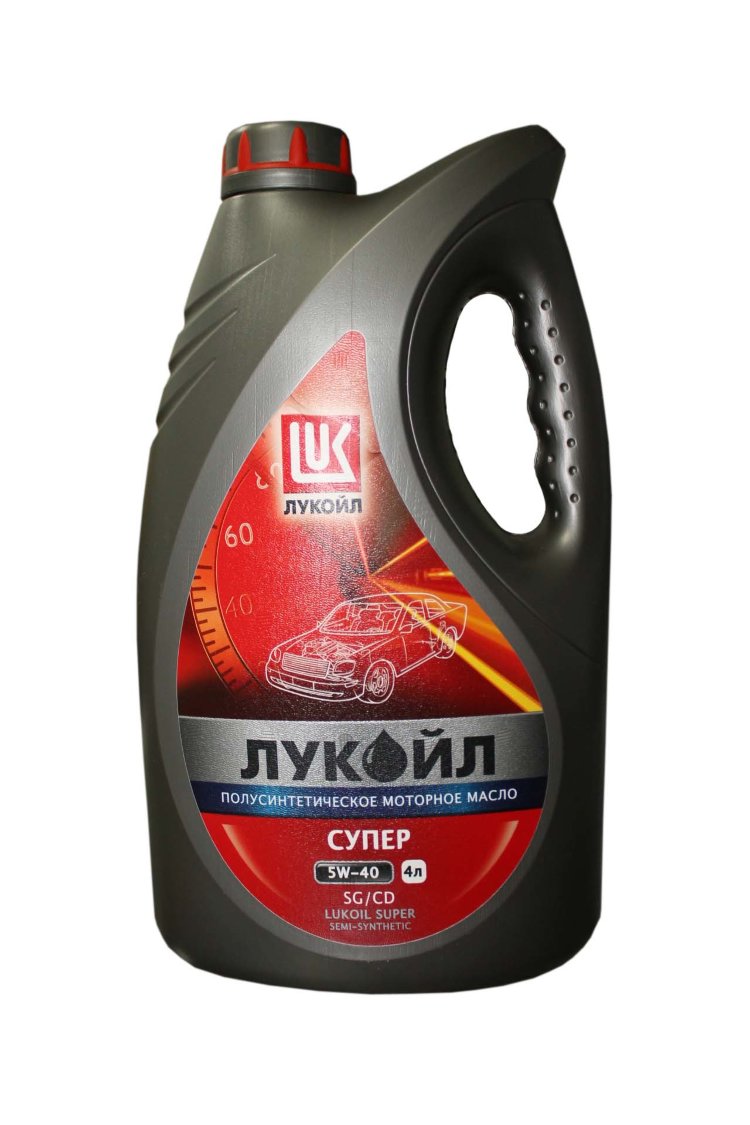Масло Лукойл Супер Api SG/CD 5W40 п/синт.4л