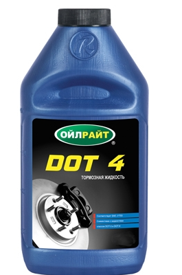 Жидкость тормозная Интер Ойл Dot-4 910г. 