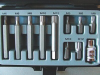 Набор бит 11 предметов Сервис ключ М5-12 сплайн