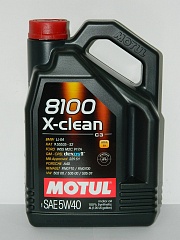 Масло Motul 8100 X-Clean С3 gen2 5W40 синт. 4л