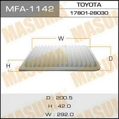 Фильтр воздушный для Toyota Camry 07-/MFA1142/MASUMA