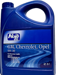 Масло Nord Oil Specific Line 5w30 для Chevrolet,Opel, GM синт. 5л