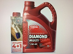 Масло Teboil Diamond Multi 5W40 Api Sn Plus Acea A3B4 синт.4+1л.