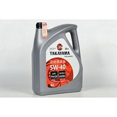 Масло TAKAYAMA 5W40 Api SN/CF Acea A3/B4 синт.4л.пластик