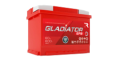 АКБ GLADIATOR EFB 60 А/ч прямая полярность