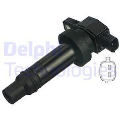Катушка зажигания Hyundai Solaris 10-/KIA Rio 11-/GN1059012B1/DELPHI