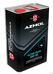 Масло Azmol Ultra plus 0w30 4л (металл)
